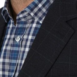 Blazona Navy Check Blazona Travel Blazer -Schmuddelwedda 15779967 4