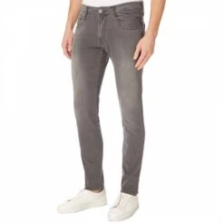 Replay Black Wash Anbass Slim Stretch Jeans