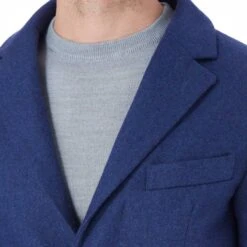 Blue Bowie Wool Blend Coat -Schmuddelwedda 16589993 4