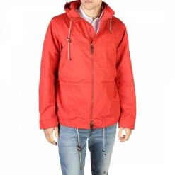Hackett London Red Archive Spinker Drill Anorak