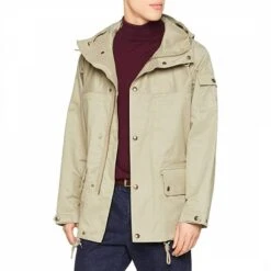 Hackett London Khaki Holt Parka Jacket