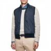 Hackett London Navy/Grey Reversible Hybrid Gilet