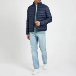 Navy Padded Lightweight Jacket -Schmuddelwedda 17271197 23