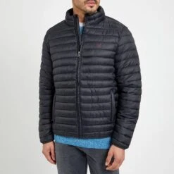 Black Padded Lightweight Jacket