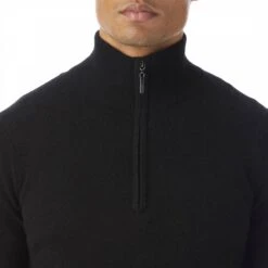 Black Half Zip Cashmere Jumper 7 Black Half Zip Cashmere Jumper -Schmuddelwedda 17396890 4