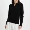 Black Polo Cashmere Jumper