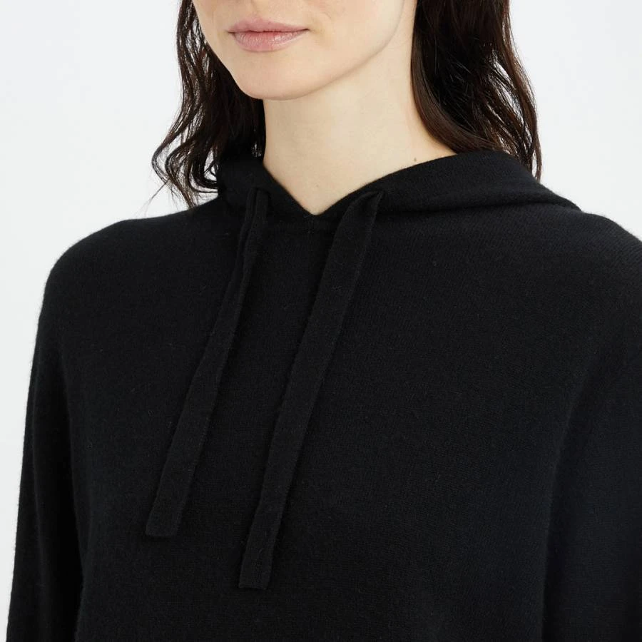 Black Leo Cashmere Hoodie 4 Black Leo Cashmere Hoodie - Image 4