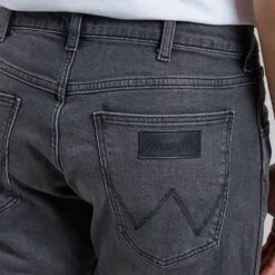 Wrangler Grey Greensboro Regular Stretch Jeans -Schmuddelwedda 17402870 8