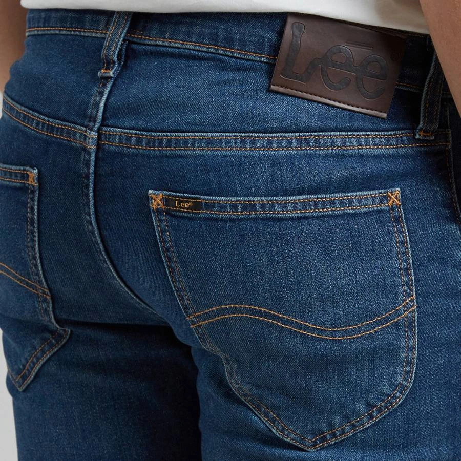 Mid Blue Straight Stretch Jean 4 Mid Blue Straight Stretch Jean - Image 4