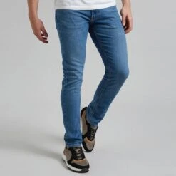 Light Blue Straight Stretch Jean