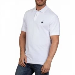 White Signature Cotton Polo Shirt
