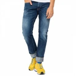 Replay Blue Rocco Straight Stretch Jeans