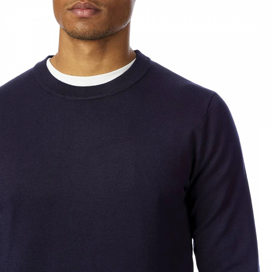Navy Crew Neck Jumper 4 Navy Crew Neck Jumper - Image 4