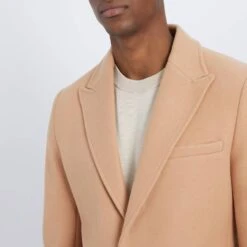 Camel Sirus Wool Blend Coat -Schmuddelwedda 17522990 8