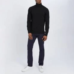 Black Roll Neck Jumper -Schmuddelwedda 17523050 3