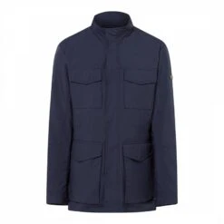 Hackett London Navy Zip Out Liner Field Jacket -Schmuddelwedda 17554969 3