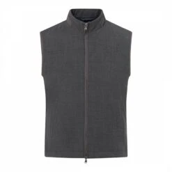 Hackett London Grey Travel Wool Blend Gilet -Schmuddelwedda 17555046 3