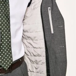 Hackett London Grey Travel Zip Out Tailored Wool Blend Blazer -Schmuddelwedda 17555987 3