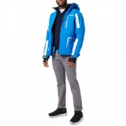 GEOGRAPHICAL NORWAY Blue Full Zip Waterproof Ski Jacket -Schmuddelwedda 17598615 4