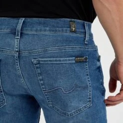 7 For All Mankind Blue Ronnie Comfort Luxe Skinny Stretch Jeans -Schmuddelwedda 17658746 4