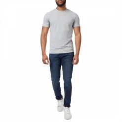 7 For All Mankind Dark Blue Slimmy Tapered Stretch Jeans -Schmuddelwedda 17663720 3