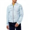 Missoni Blue Textured Denim Bomber Jacket