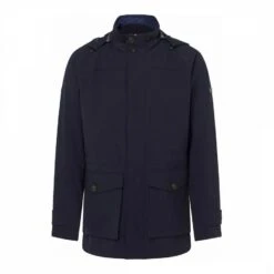 Hackett London Navy Travel Wool Blend Jacket -Schmuddelwedda 17684881 4