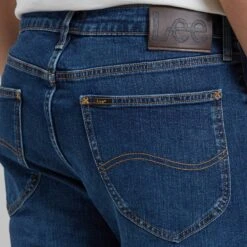 Dark Blue Austin Tapered Stretch Jeans -Schmuddelwedda 17698030 8