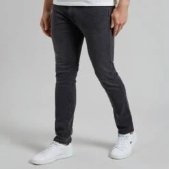 Wrangler Black Larston Slim Stretch Jeans