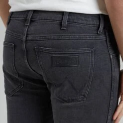 Wrangler Black Larston Slim Stretch Jeans -Schmuddelwedda 17698205 8