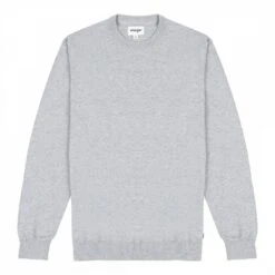 Wrangler Grey Crew Neck Cotton Sweater -Schmuddelwedda 17698341 4