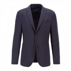 Boss Dark Blue Naden Wool Jacket -Schmuddelwedda 17712398 3