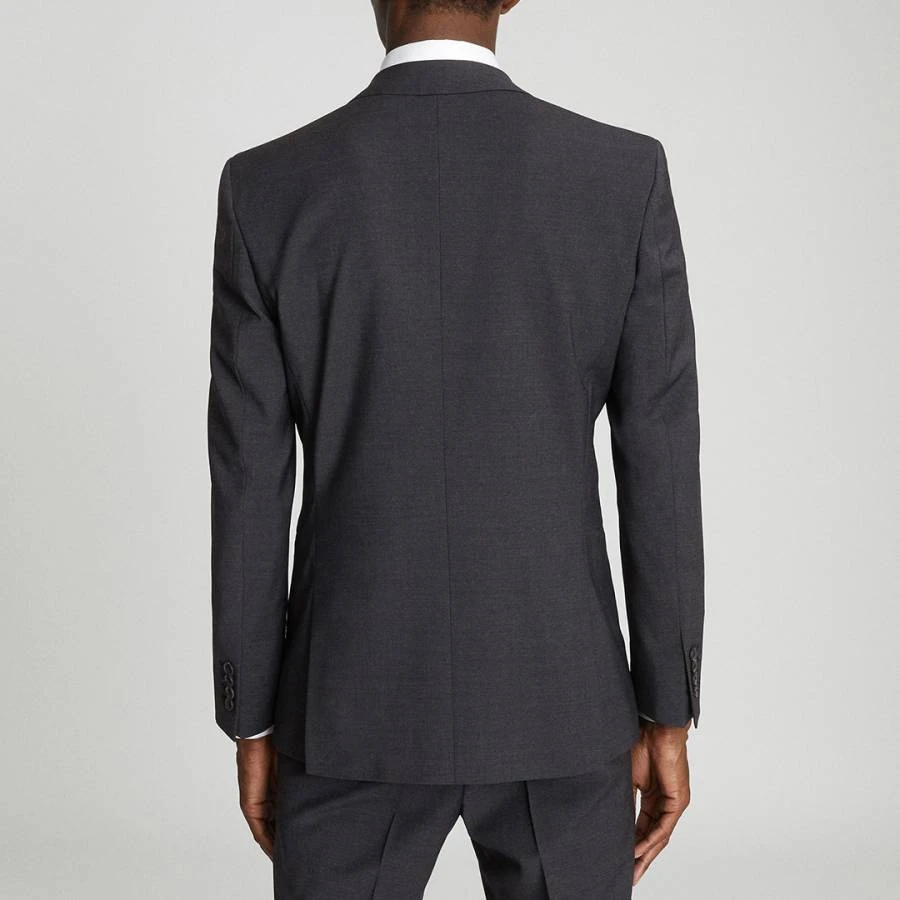 Reiss Charcoal Hope Wool Blend Jacket 2 Reiss Charcoal Hope Wool Blend Jacket - Image 2