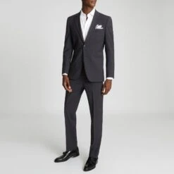 Reiss Charcoal Hope Wool Blend Jacket 6 Reiss Charcoal Hope Wool Blend Jacket -Schmuddelwedda 17717235 3