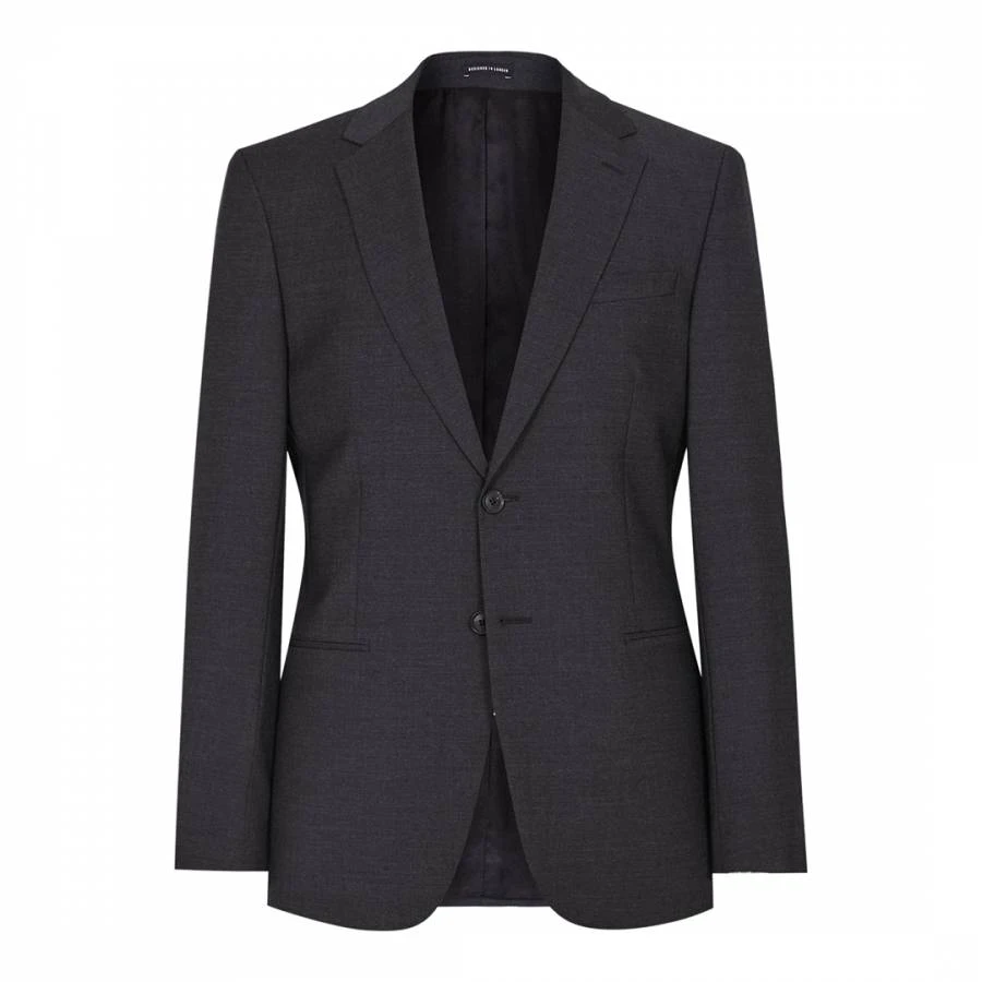 Reiss Charcoal Hope Wool Blend Jacket 4 Reiss Charcoal Hope Wool Blend Jacket - Image 4