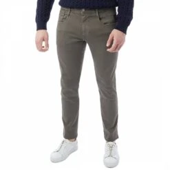 Replay Khaki Anbass Hyperflex Xlite Jeans