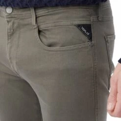 Replay Khaki Anbass Hyperflex Xlite Jeans -Schmuddelwedda 17750972 4