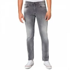 Replay Grey 573 Bio Grover Straight Stretch Jeans