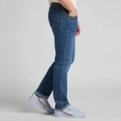 Mid Blue West Relaxed Stretch Jean -Schmuddelwedda 17771190 4