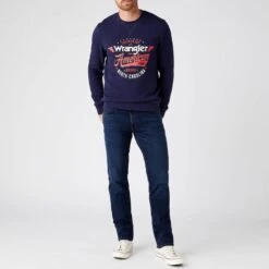 Wrangler Dark Blue Greensboro Straight Stretch Jean 6 Wrangler Dark Blue Greensboro Straight Stretch Jean -Schmuddelwedda 17771410 3