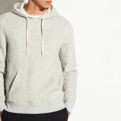 Vince Grey Cotton Hooded Jumper -Schmuddelwedda 17808135 3