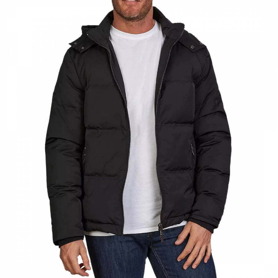 Hooded Puffer Jacket Black 1 Hooded Puffer Jacket Black