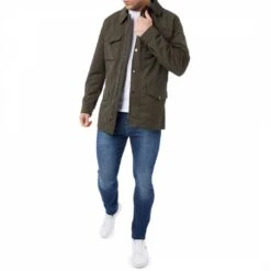 Hackett London Olive Collared Field Jacket -Schmuddelwedda 17857818 3