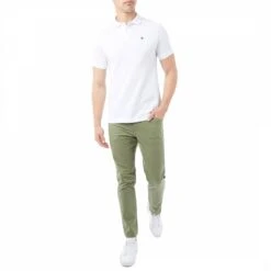 Hackett London White Classic Logo Slim Cotton Polo Shirt -Schmuddelwedda 17879185 3