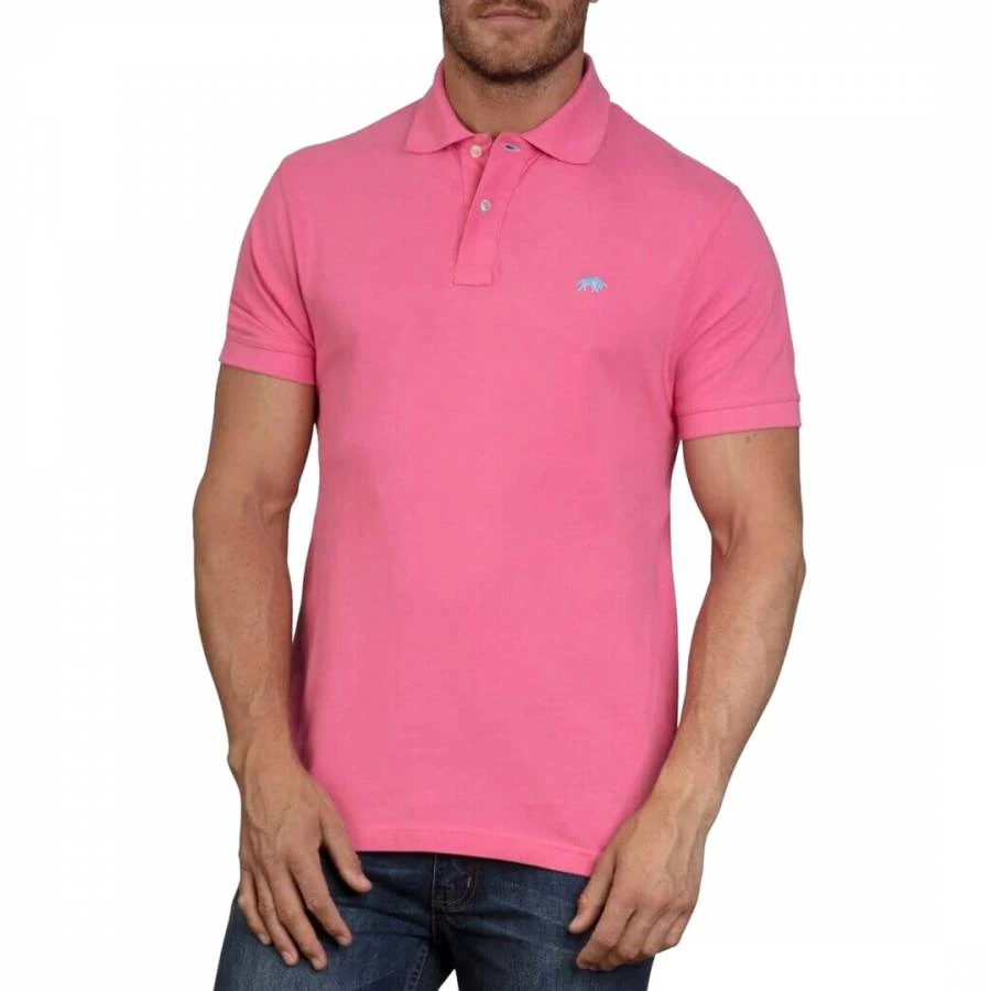 Pink Signature Cotton Polo Shirt 1 Pink Signature Cotton Polo Shirt