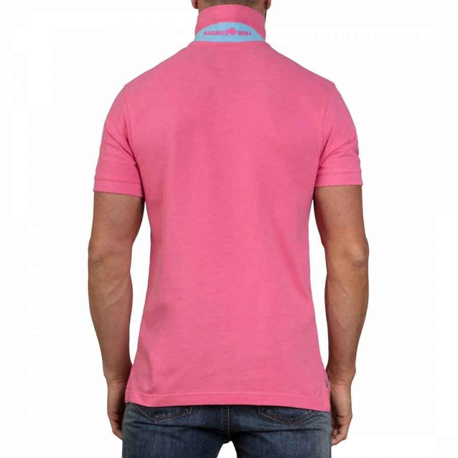 Pink Signature Cotton Polo Shirt 2 Pink Signature Cotton Polo Shirt - Image 2