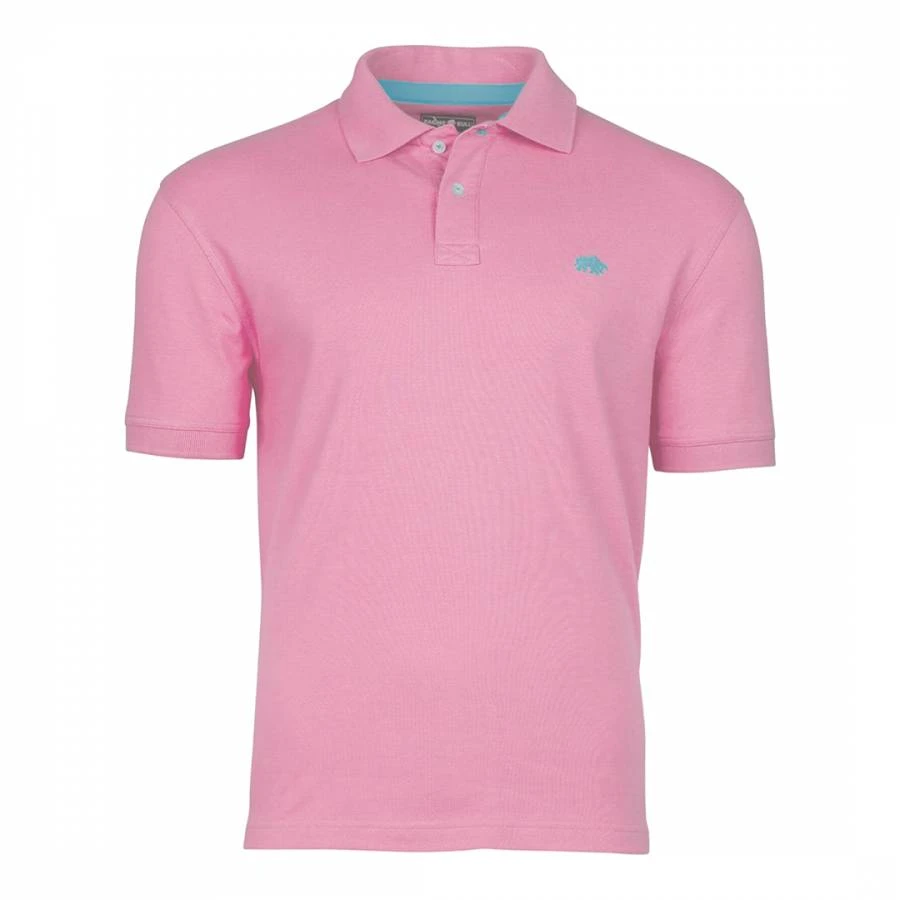 Pink Signature Cotton Polo Shirt 3 Pink Signature Cotton Polo Shirt - Image 3