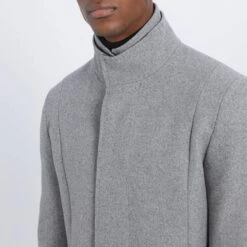 Grey Steinfield Wool Blend Coat -Schmuddelwedda 17896701 4