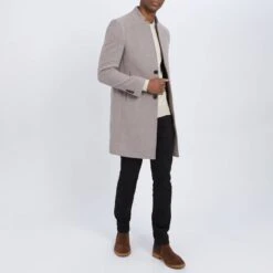 Grey Clemont Wool Blend Coat -Schmuddelwedda 17896713 3