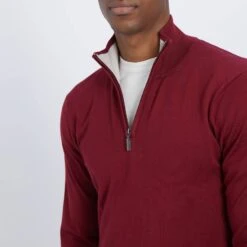 Red Half Zip Jumper -Schmuddelwedda 17896761 4